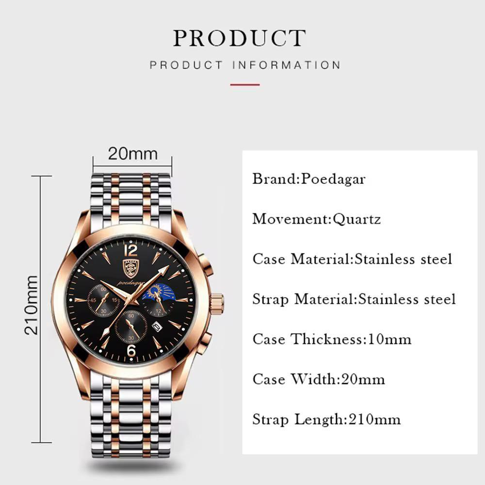 Poedagar Luxury Wristwatch